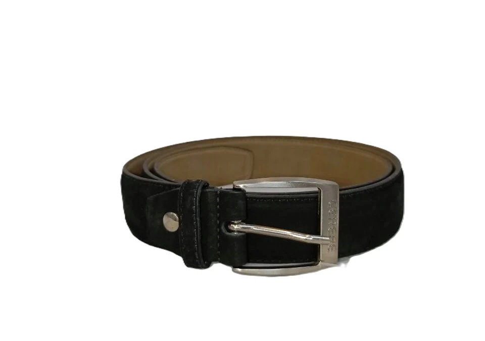 Cinturón de Piel para Hombre Negro, Modelo Elegante 620123