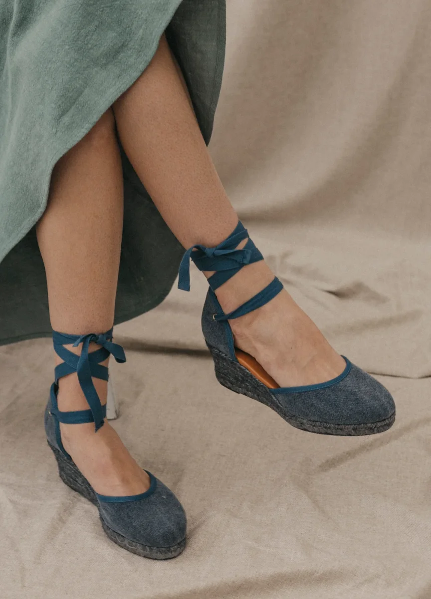 Mr. Velous | Cuña de Esparto Paloma Denim - Imagen 3