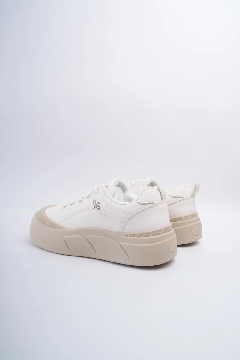 Tenis crema punta redonda - Imagen 6