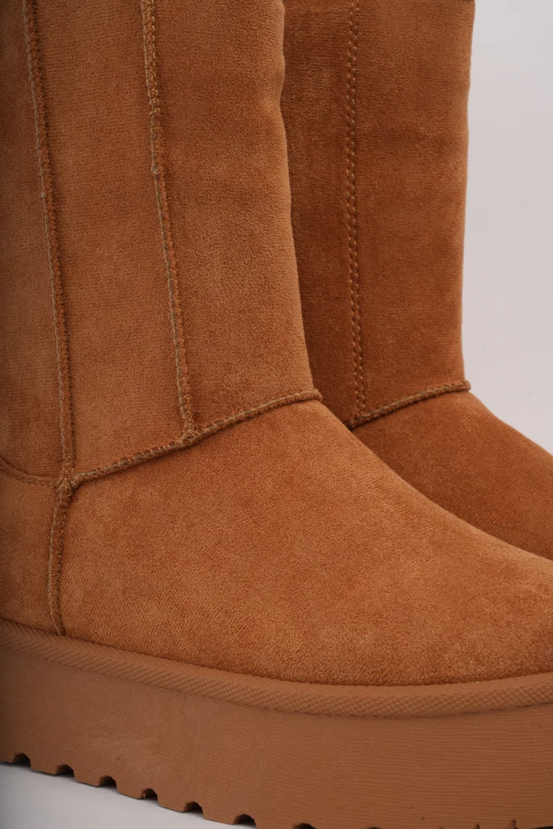Botas tipo invierno miel x peluche interno - Imagen 5