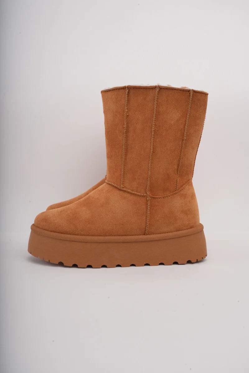 Botas tipo invierno miel x peluche interno - Imagen 7