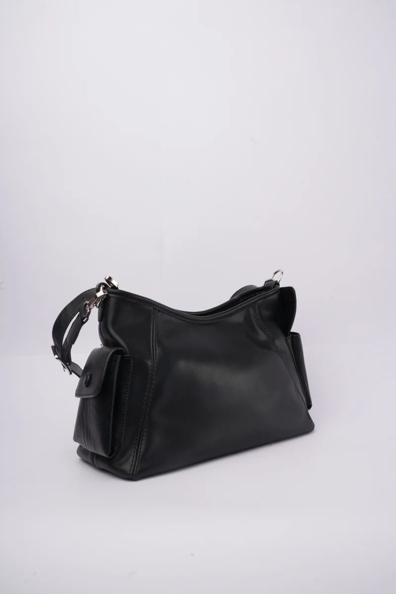 Bolso mediano ajustable negro - Imagen 3