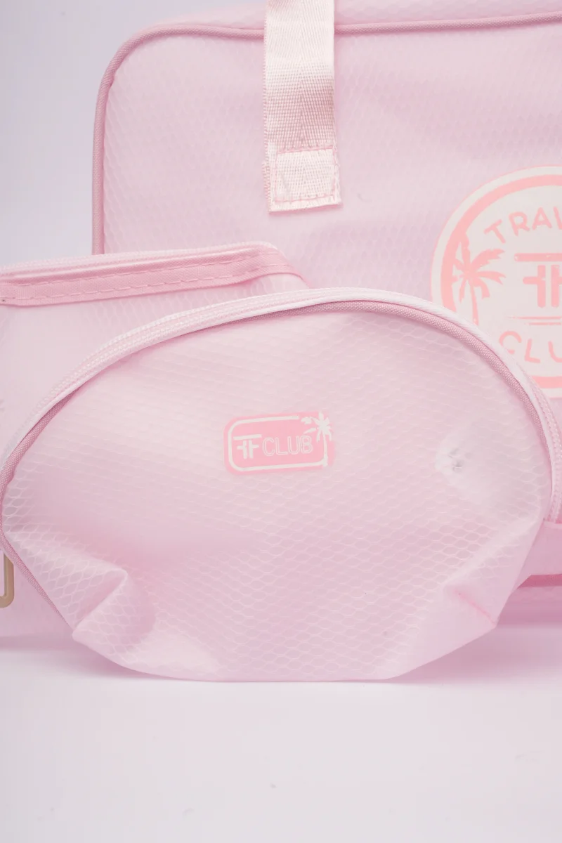 Set organizador de viaje rosa - Imagen 5